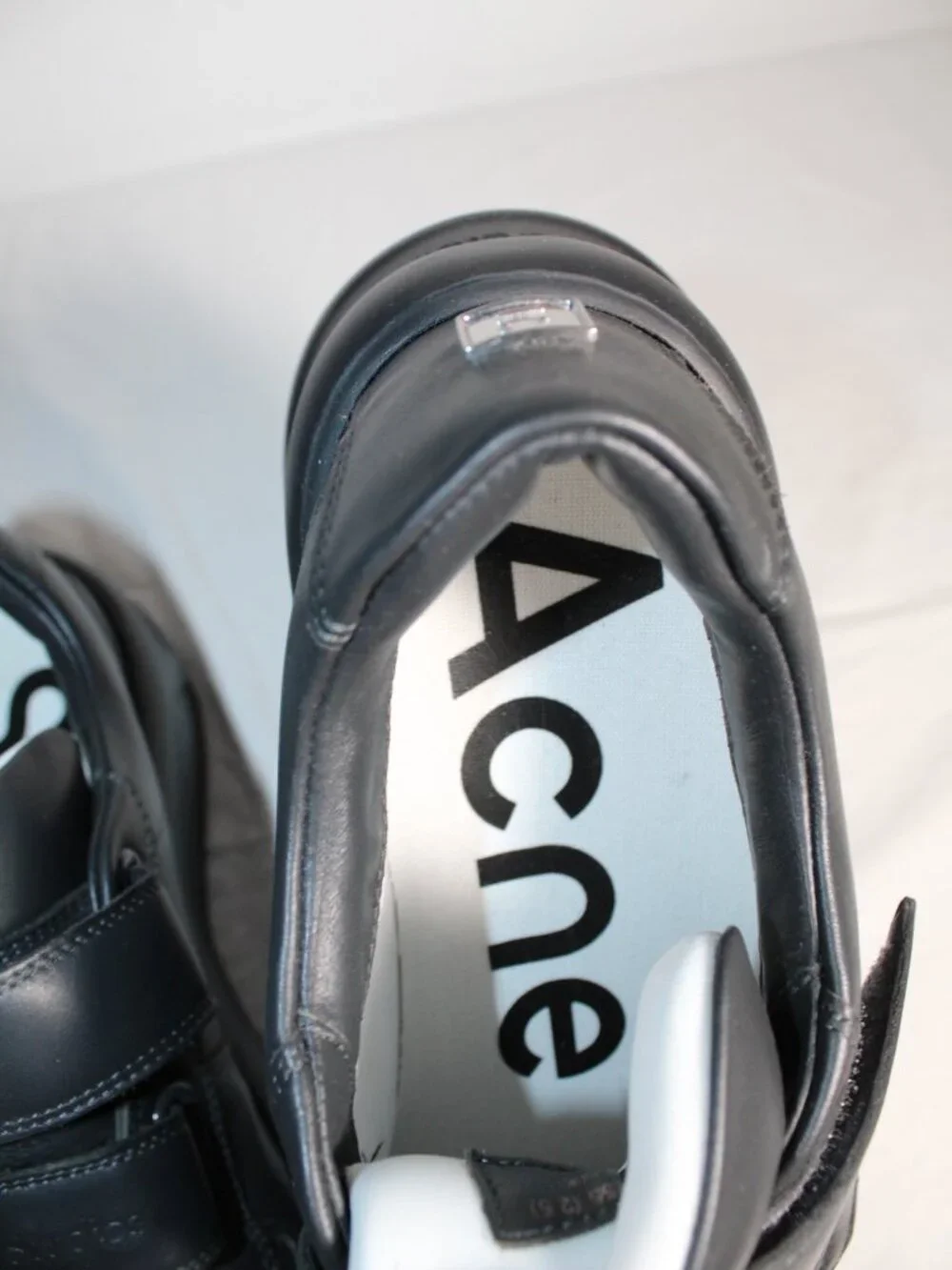 NEW Acne Studios Steffey U Friend Platform Sneaker Trainers Mini Wedge Black 41